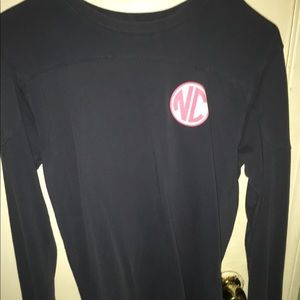 Cute navy long sleeve shirt